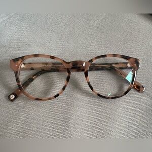 Warby Parker Percey Tortoise Blue Light Glasses